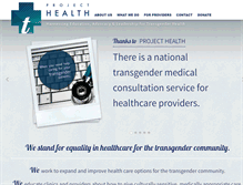 Tablet Screenshot of project-health.org